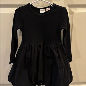 ZARA Combination rib ballon dress long sleeve